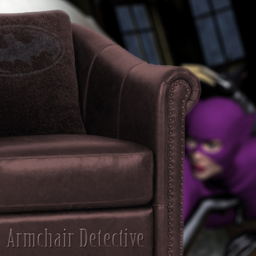 Batman and Catwoman in Cat-Tales: Armchair Detective